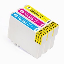 3 C/M/Y non-OEM Ink Cartridges to replace Epson T0712, T0713, T0714 Colours