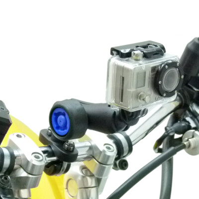 U-Bolt Mount with Security Pin-Lock & Double Socket Arm and GoPro Camera Adapter