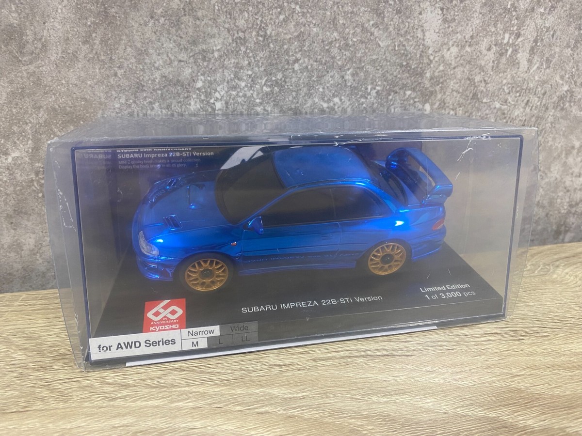 LE 60th Rare Kyosho MINI-Z Racer Body SUBARU IMPREZA 22B-STi