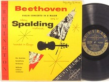 REMINGTON MUSIRAMA 1953 Beethoven SPALDING Violin Concerto LOIBNER R-199-144 VG+
