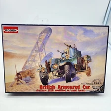 Roden 802 British Armored Car Pattern 1920 Moded Sand Tires Open Box Free Shipp