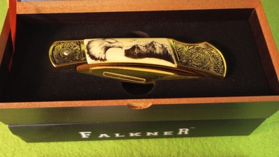 Falkner Anniversary Edition Bald Eagle Knife W/ Original Box NOS