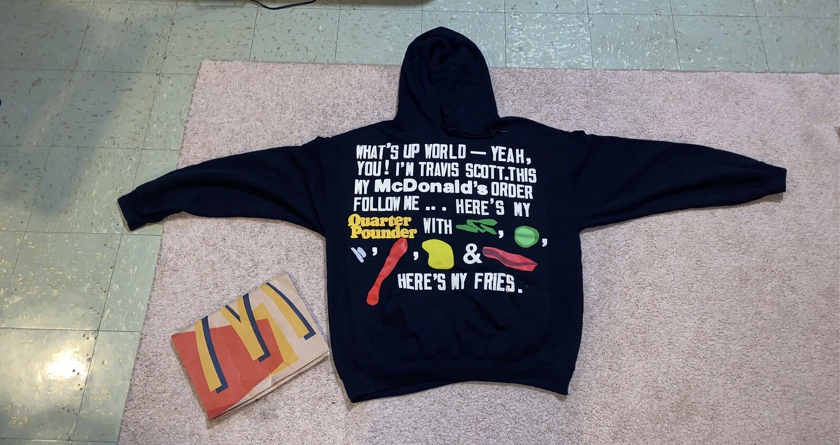 Travis x Mac HOODIE + T-shirt×2 TRAVIS SCOTT MCDONALDS BUNDLE‼️2 Hoodies AND 2 Shirts‼️Size