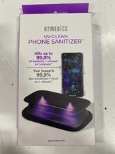 HoMedics UV Clean Phone Sanitizer UV Light Sanitizer Fast Germ Sanitizer