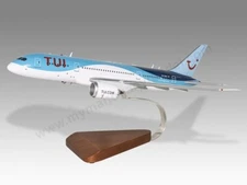 Boeing 787-8 TUI Desk Wood Airplane New Model Large Scale 1/144