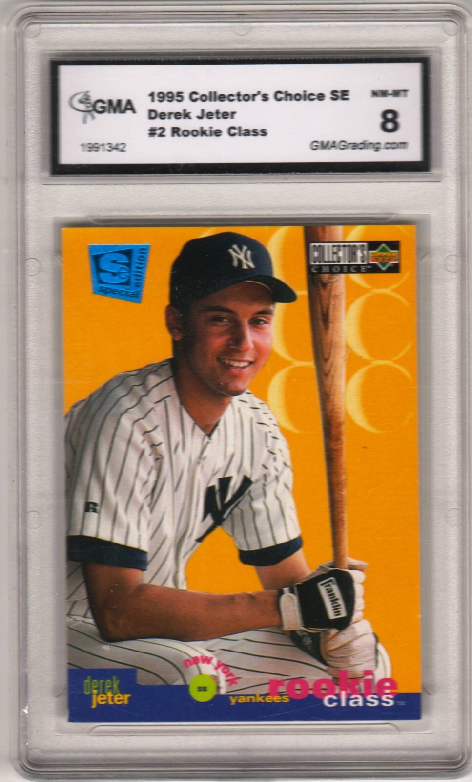 1995 collector s choice se derek jeter rookie class 2 gma 8 ebay