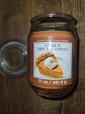 Pumpkin Pie Scented Soy Candle 17 oz Large Jar Single Wick Candle by Ashland