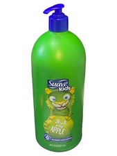Suave Kids 3-in-1 Shampoo, Conditioner, Body Wash For Tear-Free Bath Time 40 Oz