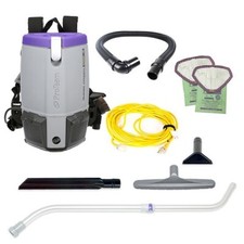 Proteam 107307 Super Coach Pro 6 Backpack Vacuum Cleaner w/ Xover Telescopic Kit