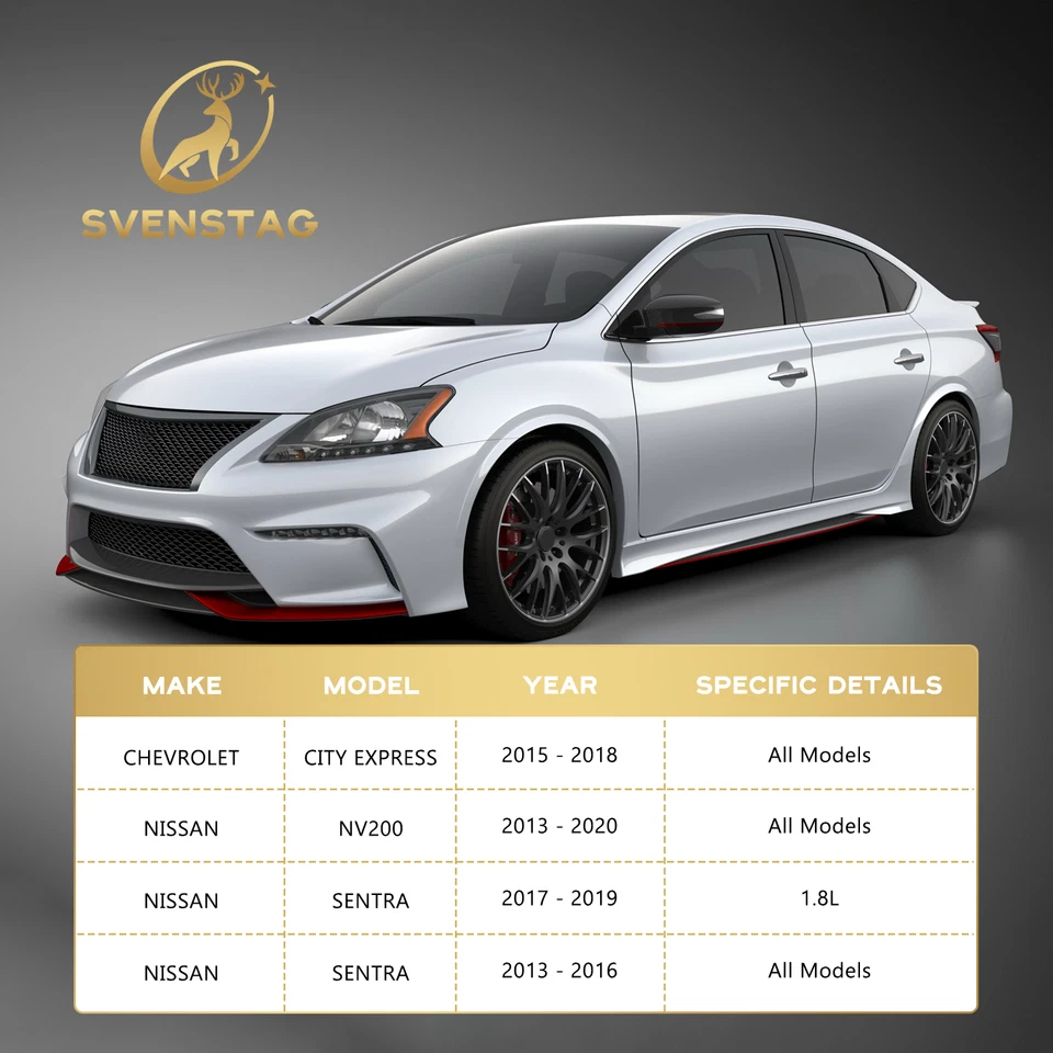 SVENSTAG Control Arm Kit With Tie Rod Ends for 2013-2019 Nissan Sentra - 10Pcs - Image 2 of 4