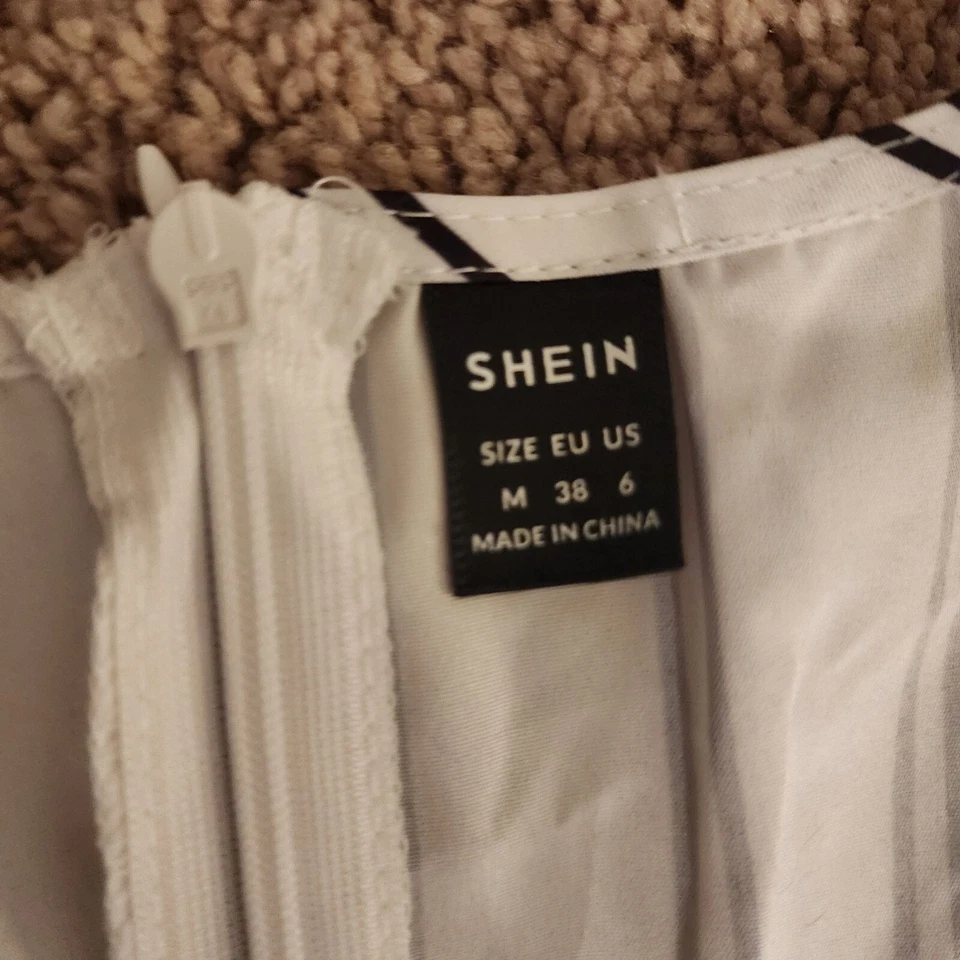 Женский комбинезон из овечьей шерсти и экспресс-майка 2 шт. в полоску комплект M XS чистый летний комплект - Изображение 3 из 4