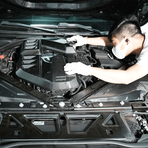 Für BMW G80 M3 G82 G83 M4 2021+ Dry Carbon Motorabdeckung Abdeckung Engine Cover - Bild 6 von 10