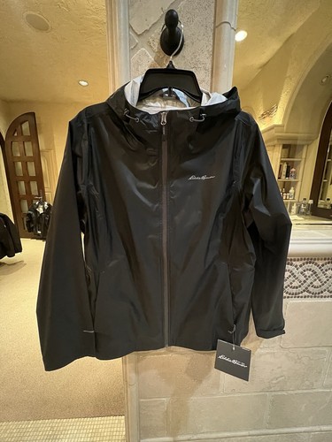 Veste Eddie Bauer Imperméable Femme – Taille S, Rouge, Capuche, Légère Et Coupe-vent