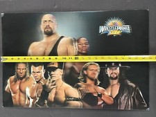 WWE/WWF ORIGINAL POSTER - WRESTLEMANIA POSTER - MAYWEATHER 3-D LENTICULAR PROMO