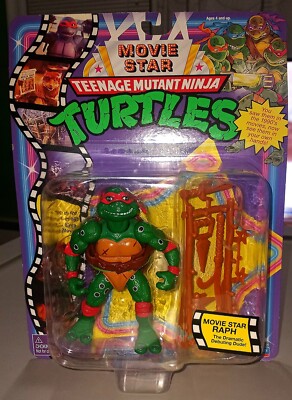 Teenage Mutant Ninja Turtles Movie Star Raph Action Figure 2023 Playmates Retro