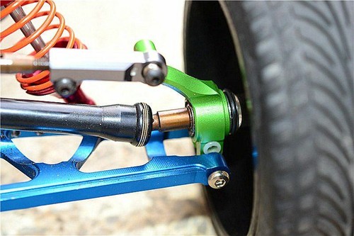 GPM SLA022 BRACCIO SNODO POSTERIORE IN LEGA PER CAMION 1/10 RC EP TRAXXAS SLASH 4X4 - Foto 7 di 13