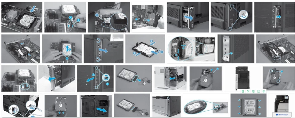 320G Hard Disk Drive Fit HP LJ M725 M680 M880 M830 M775 M575 577 Printer HDD FW - Image 4 of 4