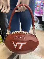 New Virginia Tech Football Purse Handbag Messenger Bag