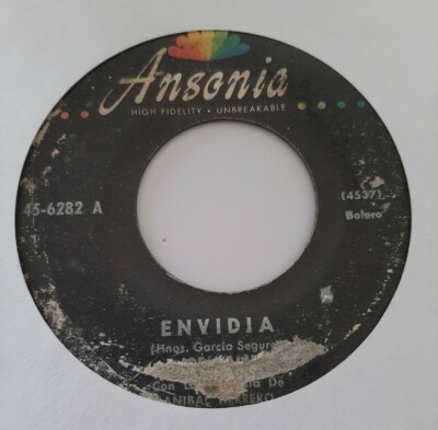 Joe Valle Que No Quede Nada / Envidia ANSONIA 6282 VG 45RPM #1008
