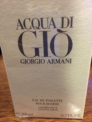 Aqua Acqua Di Gio Eau de Toilette EDT 6.7 - 6.8 by Giorgio Armani Men NIB  