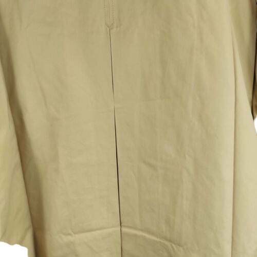 lands end womens coat beige hooded collared zip up pockets size medium free pp - Picture 11 of 11