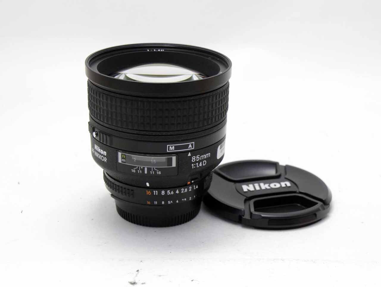 Nikon Ai AF Nikkor 85mm f / 1.4D IF Lens W/Caps Excellent+++ from Japan