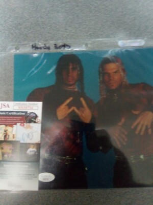 The Hardy Brothers Matt And Jeff Signed 8x10 Wrestling Photo Jsa