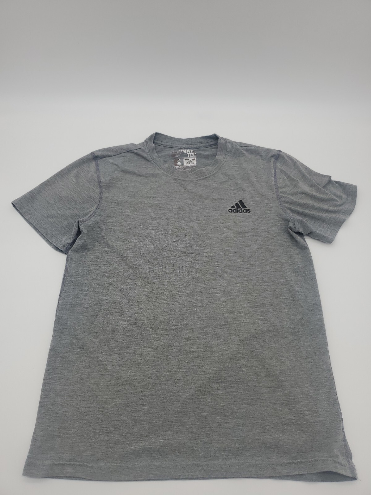 Adidas Small Gray logo Spell Out Men T-shirt..#42861