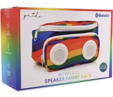 Rainbow Bluetooth Speaker Fanny Pack Festival Gear - Brand New