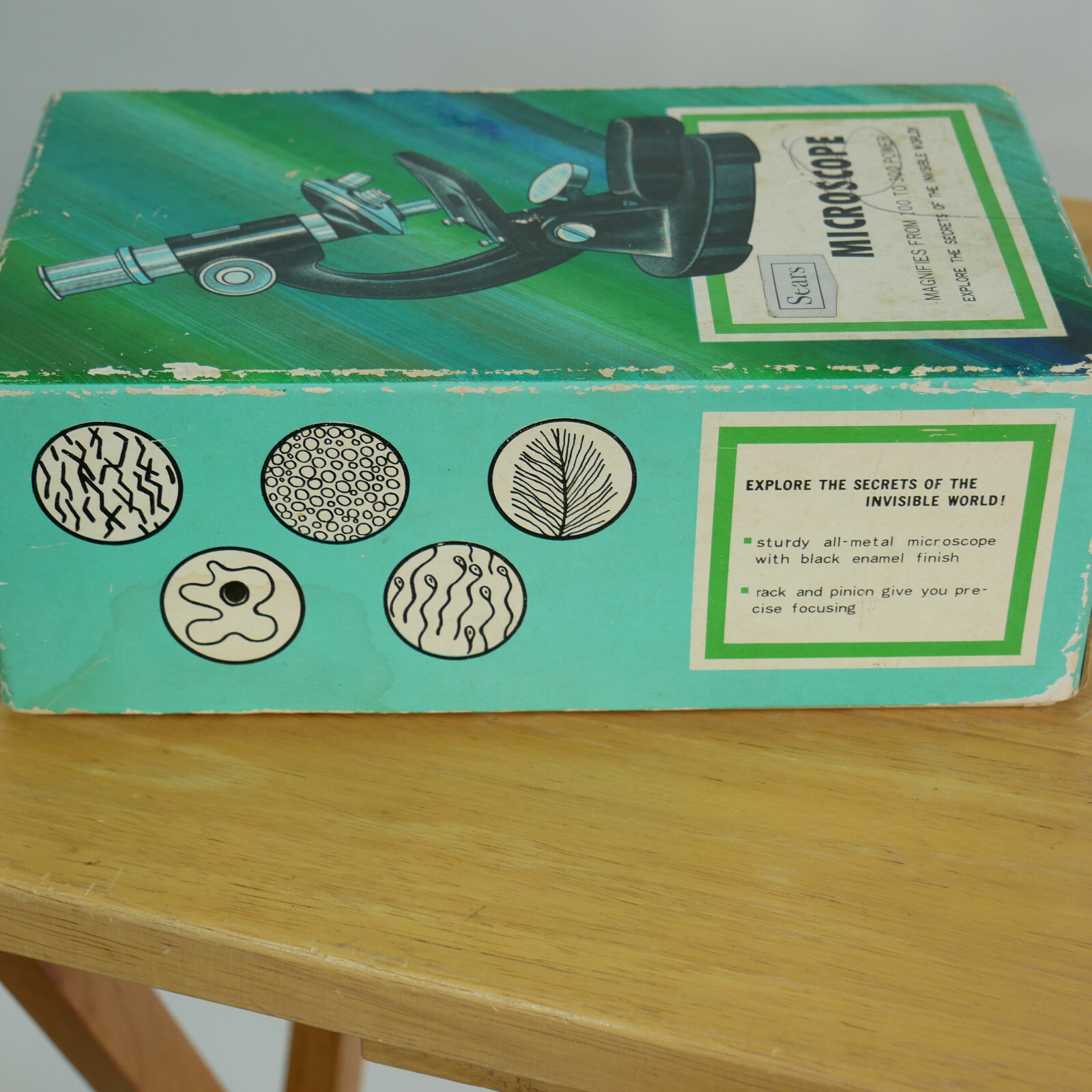 Sears Microscope 491932 100X300X Magnification eBay