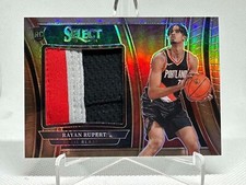 Rayan Rupert 2023-24 Select Bronze Rookie Patch Auto /49 RJS-RR Trailblazers