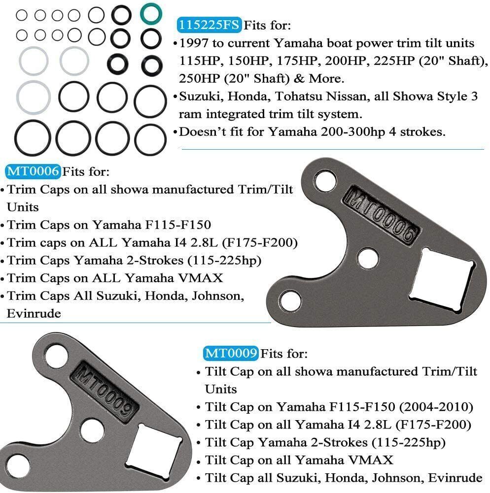a　(5/22〆) 115225FS Seal Kit & Trim/Tilt Pin Wrench MT0006 & MT0009 For