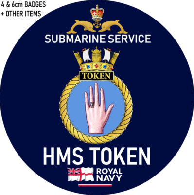 Royal Navy Submarine Service Pin Anstecker HMS TOKEN Abzeichen Schlüsselanhänger & mehr