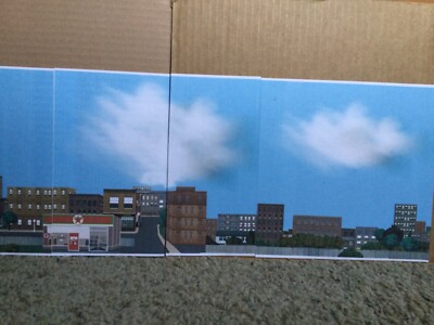 4  Mural for Backgrounds forN Scale train sets