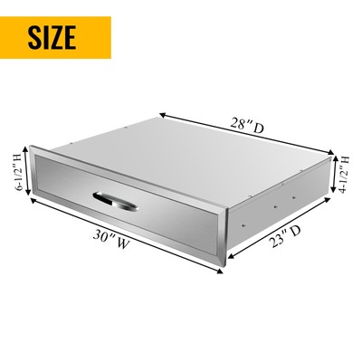 15 styles Outdoor Kitchen BBQ Island Components Stainless Steel Access Drawers