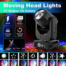 10R 280W Moving Head Light 17Gobo Beam Sharpy Stage Lighting DMX Strobe DJ Disco