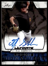 2019 Leaf Ultimate - Rookie Signatures #RS-TJS T.J. Sikkema