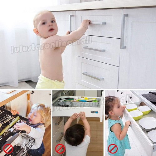 30PCS Magnetic No Drilling Cabinet Drawer Cupboard Baby Kids Safety Locks AU - Picture 11 of 11