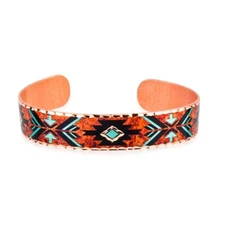 Native American  bracelets cuff for unisex copper  bracelets men arrowhead cuff
