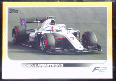 2022 Topps F1 Formula 1 F2 Marcus Armstrong #134 Gold /50