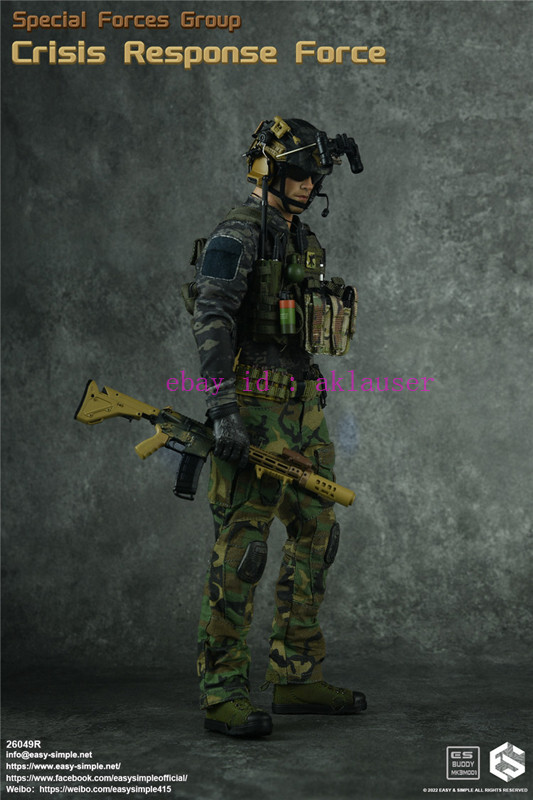 Easy&Simple 26049r 1/6 Special Forces Group Crisis Response Force