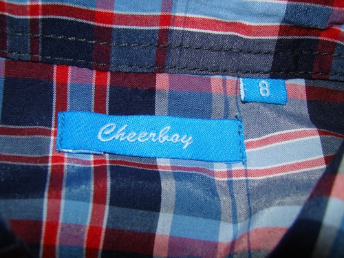 Cheerboy Boys Size 8 Pearl Snap Plaid Long Sleeve Western Shirt - Picture 3 of 5