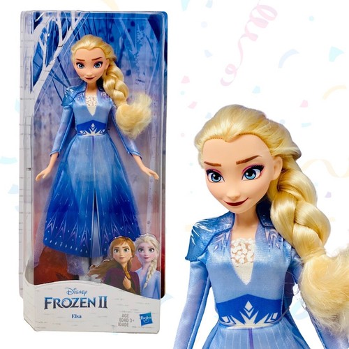 Disney Frozen ELSA Fashion Doll with Two-tone Blue Dress & Boots 2019 ...