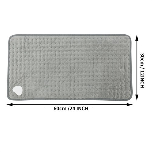 Electric Heating Pad 10 Heat Settings Back Pain Leg Cramps Relief Warmer 24inch - Picture 3 of 12