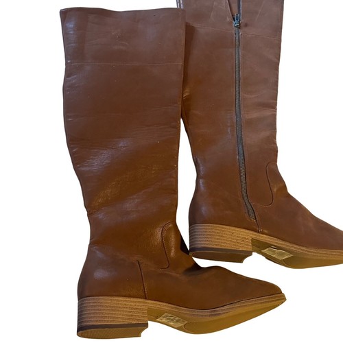 Maurices brown knee high zip side new without tags boots size 9 M - Picture 2 of 7