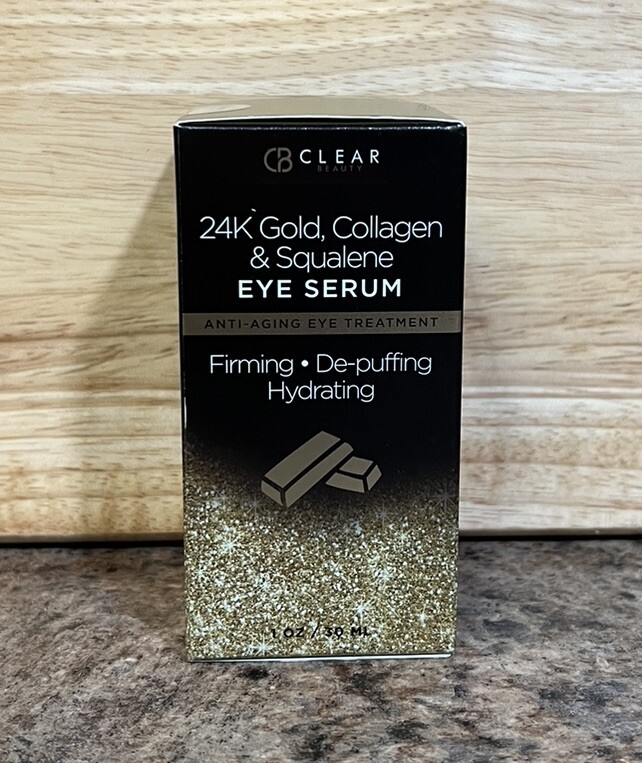 CB Clair 24k Gold Collagen & Squalene Eye Serum 1 Oz for sale online eBay