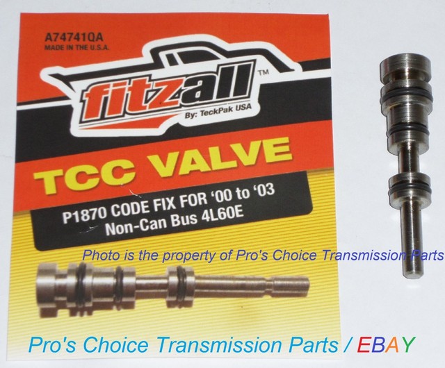 **4L60E**TCC/ Torque Converter Clutch ValveFixes Code P1870Fits 2001 to 2003 eBay