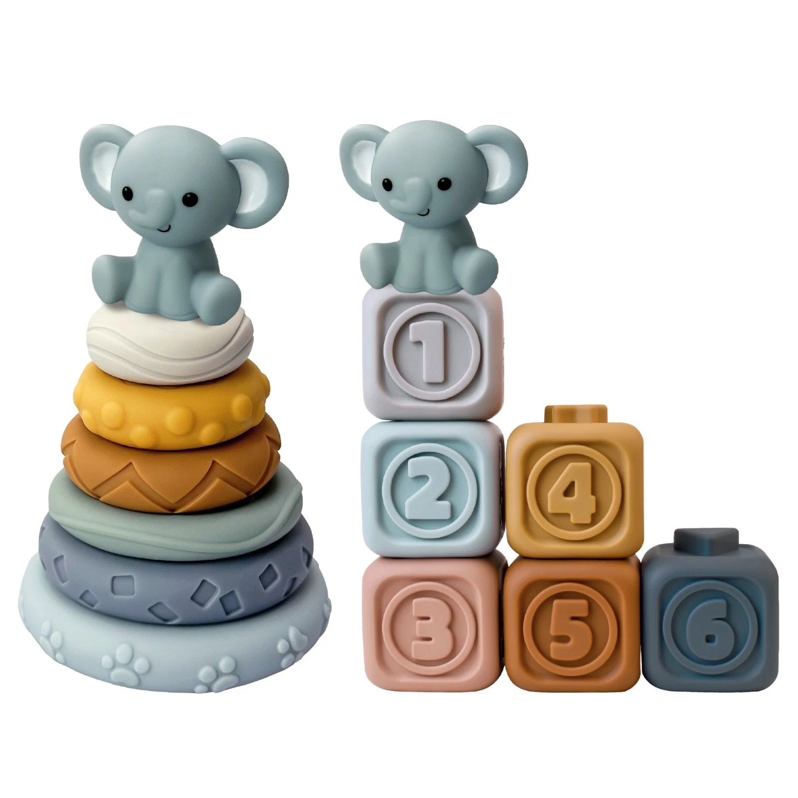 Montessori Sensory Early Learning Toys Nesting Stacker Ring Building Blocks Toys
Opens in a new wind