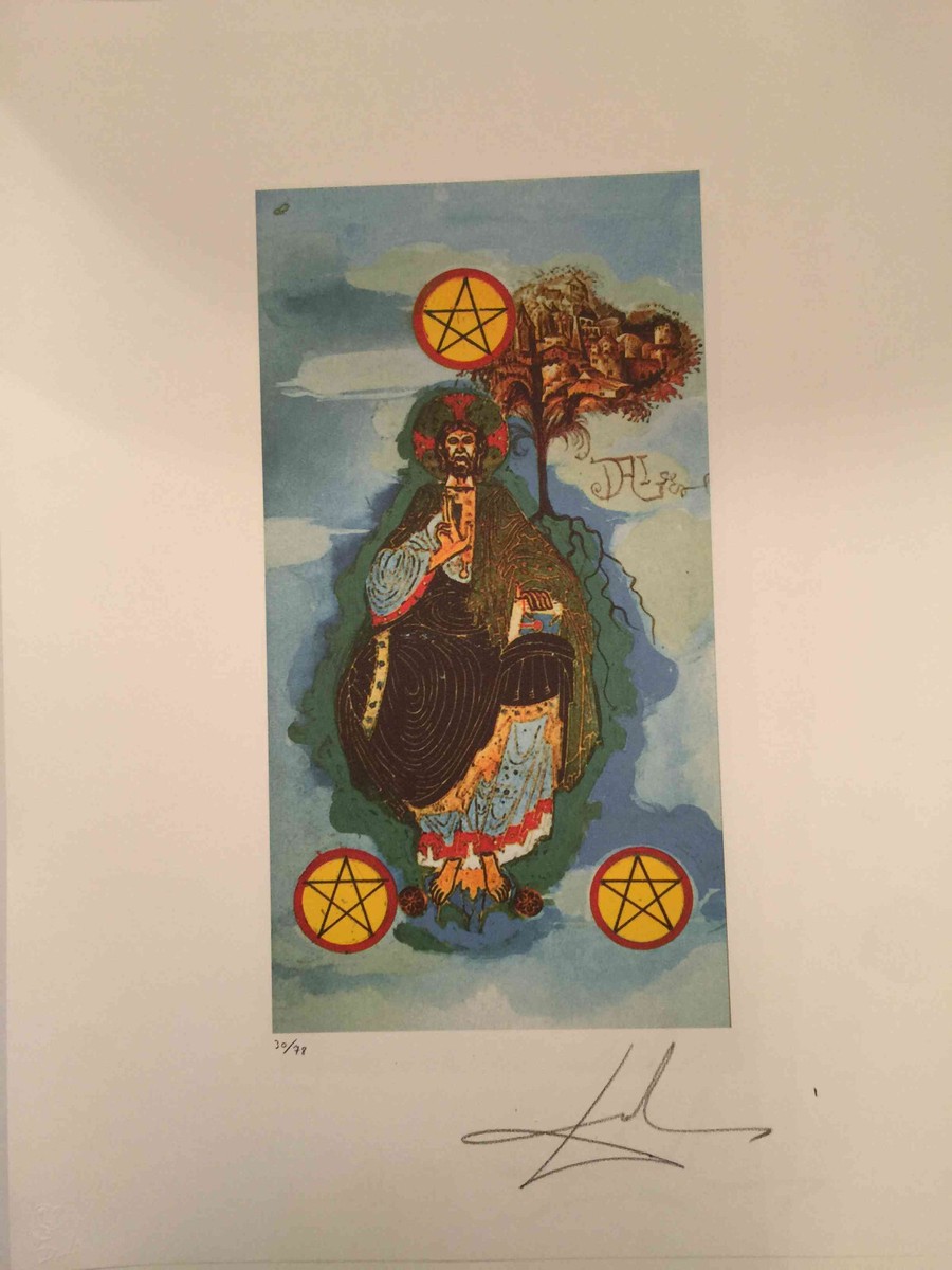 Salvador Dalí 【神曲】 lithograph 証明書 Salvador Dalí 【神曲】 lithograph 証明書 Salvador Dalí 【神曲