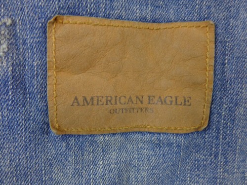 American Eagle Tote Women's Blue Distressed Tote Bag New With Tags - Picture 6 of 10